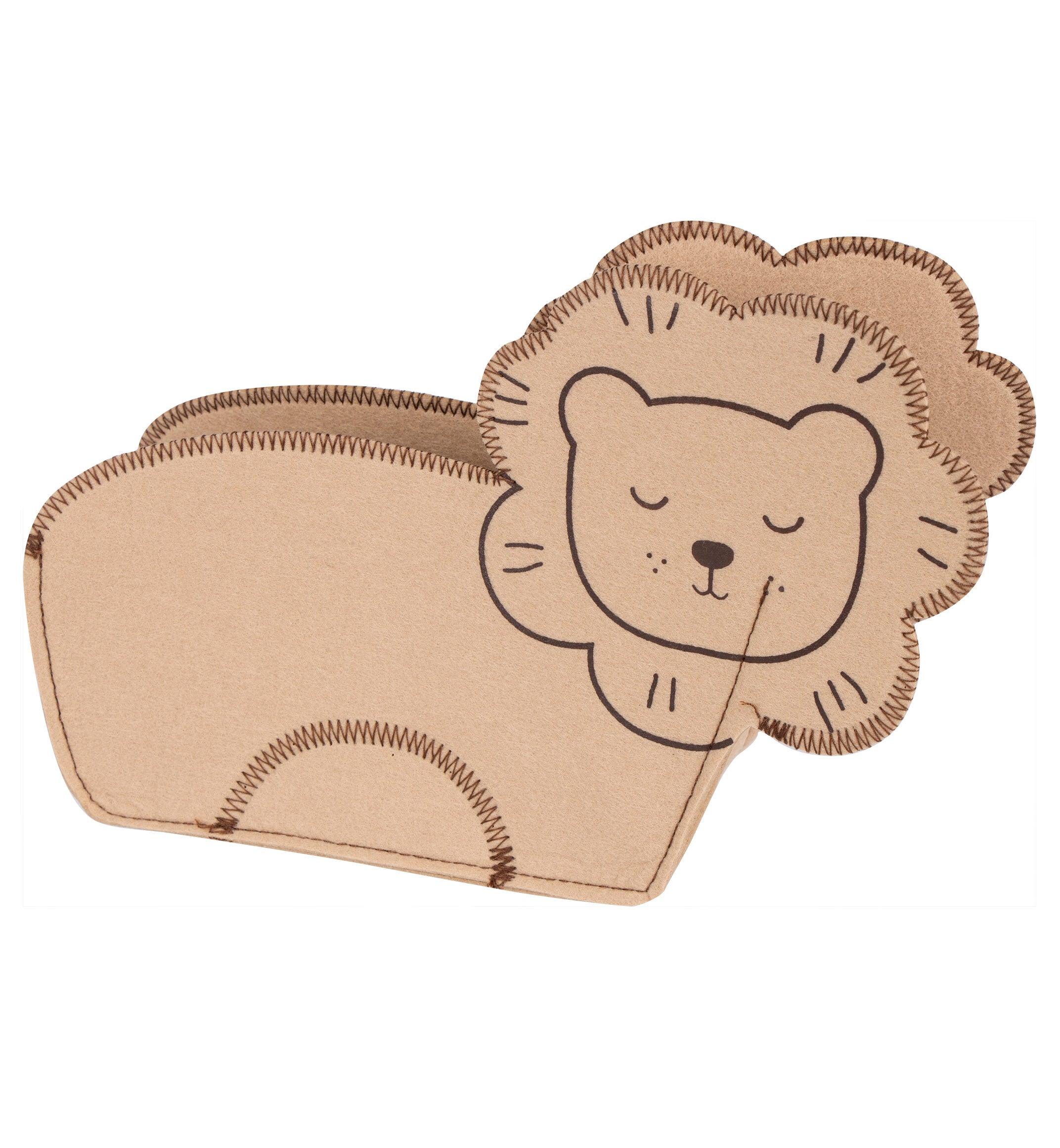 Welcome Baby Lion Shaped 5 Piece Gift Set